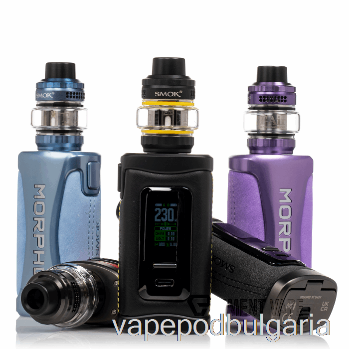 Vape Течности Smok Morph 3 230w стартов комплект синьо зелено